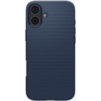 Spigen Liquid Air borítás iPhone 16-hoz - sötétkék