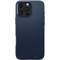 Spigen Liquid Air borítás iPhone 16 Pro Maxhez - sötétkék