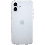 Spigen Liquid Crystal Glitter csillogó borítás iPhone 16-hoz - ezüst