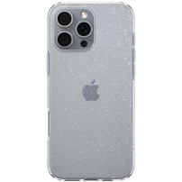 Spigen Folyadékkristályos csillogó iPhone 16 Pro Max borítás - ezüst