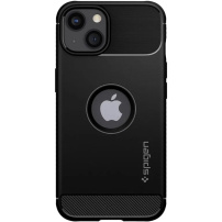 Spigen Rugged Armor tartós tok iPhone 13 - fekete