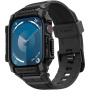 Spigen Rugged Armor Pro szuper tartós tok szíjjal Apple Watch 42mm-hez (Series 10 / 11) - fekete