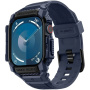 Spigen Rugged Armor Pro szuper tartós tok szíjjal Apple Watch 42mm-hez (Series 10 / 11) - sötétkék