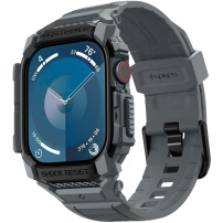 Spigen Rugged Armor Pro szuperstrapabíró tok szíjjal Apple Óra 46mm - szürke