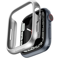 Spigen Thin Fit borító - Apple Watch 45mm - ezüst
