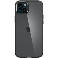Spigen Ultra Hybrid transzparens tok - iPhone 15 - fekete