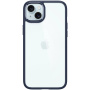 Spigen Ultra Hybrid transzparens tok - iPhone 15 - sötétkék
