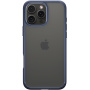 Spigen Ultra Hybrid átlátszó tok színes kerettel iPhone 16 Pro - sötétkék