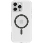 Spigen Ultra Hybrid átlátszó burkolat szürke színnel MagSafe iPhone 16 Pro készülékhez - átlátszó