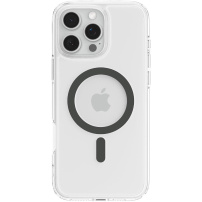 Spigen Ultra Hybrid átlátszó burkolat szürke színnel MagSafe iPhone 16 Pro készülékhez - átlátszó