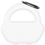 Részben átlátszó védőtok karabinerrel - AirPods Max 1 / 2 - fehér