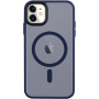 Tactical Hyperstealth átlátszó tok MagSafe-el iPhone 11-hez - sötétkék