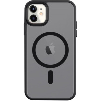 Tactical Hyperstealth átlátszó tok MagSafe-el iPhone 11-hez - sötétszürke