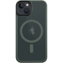 Tactical Hyperstealth átlátszó tok MagSafe-el iPhone 13 mini készülékhez - olivazöld