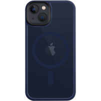 Tactical Hyperstealth átlátszó tok MagSafe-el iPhone 13 mini készülékhez - sötétkék