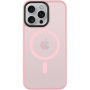 Tactical Hyperstealth átlátszó tok, MagSafe, iPhone 15 Pro Max - rózsaszín