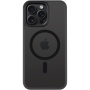 Tactical Hyperstealth átlátszó tok MagSafe-el iPhone 15 Pro Max készülékhez - sötétszürke