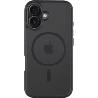 Tactical Hyperstealth átlátszó borító MagSafe-el* iPhone 16-hoz - sötétszürke