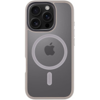 Tactical Hyperstealth átlátszó burkolat MagSafe-el* iPhone 16 Pro készülékhez - szürke