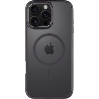 Tactical Hyperstealth átlátszó burkolat MagSafe-el* iPhone 16 Pro Max készülékhez - sötétszürke
