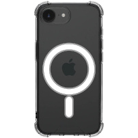 Tactical MagForce Plyo átlátszó tok megerősített sarkokkal és MagSafe támogatással iPhone 16e / 17e készülékhez - átlátszó