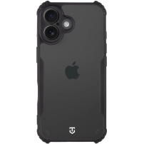 Tactical Quantum Stealth borító megerősített sarkokkal iPhone 16-hoz - fekete
