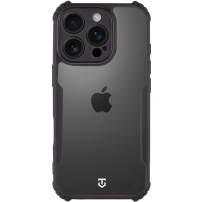 Tactical Quantum Stealth borítás megerősített sarkokkal iPhone 16 Pro-hoz - fekete
