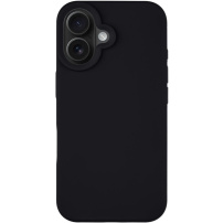 Tactical Velvet Smoothie szilikon borítás MagSafe-el* iPhone 16 Plus készülékhez - fekete