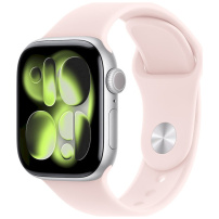 Eredeti Apple sportszíj Apple Watch 42mm / 41mm / 40mm / 38mm - M/L - halványrózsaszín