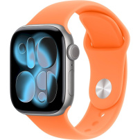 Eredeti Apple sportszíj Apple Watch 42mm / 41mm / 40mm / 38mm - S/M - mandarin narancssárga