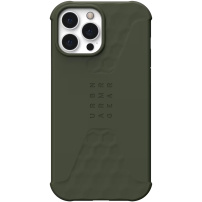UAG Standard Issue tartós szilikon tok - iPhone 13 Pro Max - olívazöld