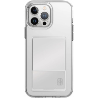 UNIQ Air Fender átlátszó tok kártyatartóval iPhone 15 Pro Max készülékhez - átlátszó