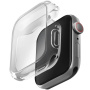 UNIQ Garde Hibrid tok képernyővédővel Apple Watch 45 mm-es órához - átlátszó