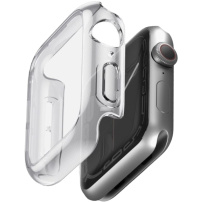 UNIQ Garde Hybrid kijelzővédős tok Apple Watch 46mm - átlátszó