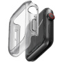 UNIQ Garde Hybrid tok kijelzővédelemmel Apple Watch 46mm-hez - füstszínű