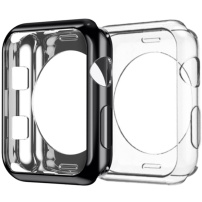 Dux Ducis védőtok puha műanyagból Apple Watch 38mm - fekete