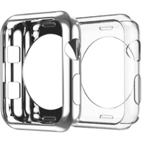 Dux Ducis puha műanyag védőtok Apple Watch 38mm - ezüst