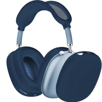XDcase 3 az 1-ben szilikon tok AirPods Max 1 / 2 készülékhez - sötétkék