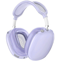 XDcase 3 az 1-ben átlátszó tok AirPods Max 1 / 2 - lila