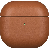 Bőr védőtok AirPods 4 / 5 - barna