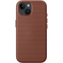 Védőtok textil felülettel és MagSafe funkcióval iPhone 14 készülékhez - barna