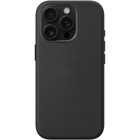 Textil felületű védőtok MagSafe funkcióval iPhone 16 Pro Max készülékhez - fekete
