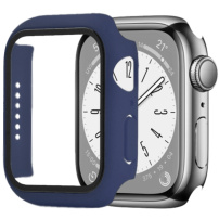 Enkay védőtok edzett üveggel - Apple Watch 45mm - sötétkék