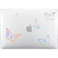 Fényes átlátszó pillangós tok MacBook Air 13" (A2681 / A3113 / A3240 / A3449) - víztiszta