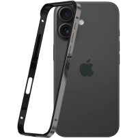 Védőkeret iPhone 16 - szürke