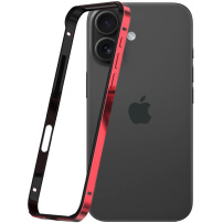 Védőkeret iPhone 16 készülékhez - piros