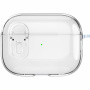Átlátszó tok zárral és karabinerrel AirPods Pro-hoz - víztiszta
