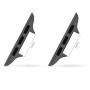 Tartalék fém csatkészlet 3 szélességgel Apple Watch Ultra 49mm / 46mm / 45mm / 44mm / 42mm készülékhez - 3 db - fekete