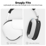 AhaStyle 4 az 1-ben szilikon tok AirPods Max 1 / 2 - fekete