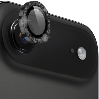 NORTHJO üveg csillogó kerettel a hátsó kamera lencséjének védelmére iPhone Air - fekete